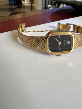 Bulova gold tone women’s watch
